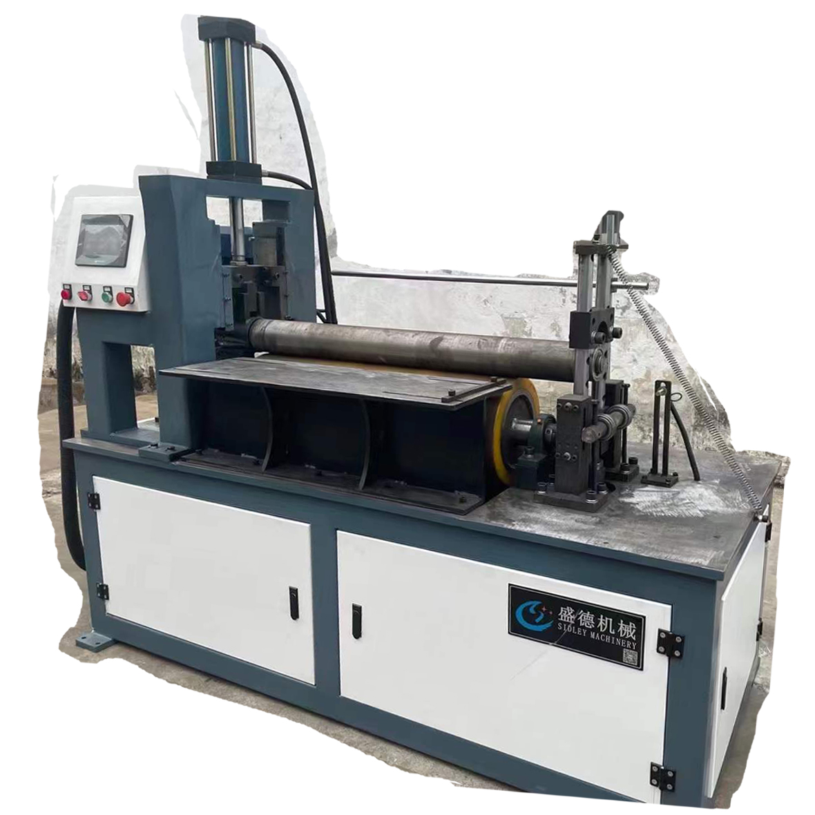 卷圓(yuán)機 文丘裏(lǐ)閥配套卷(juan)闆卷圓機(jī) 400型